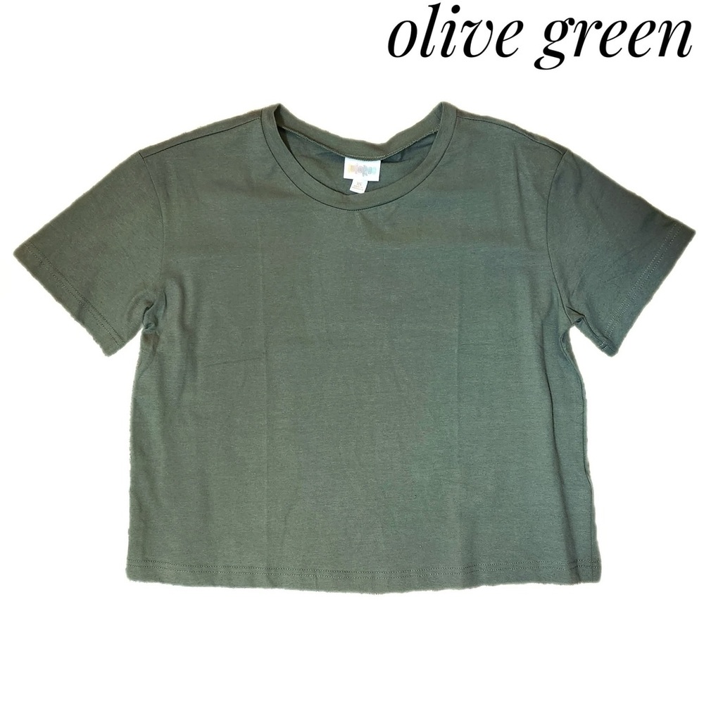 LuLaRoe Olive Green Boxy Top